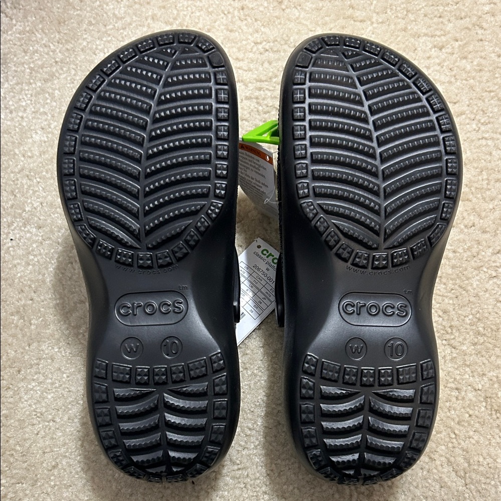 Black platform crocs - Picture 2 of 4